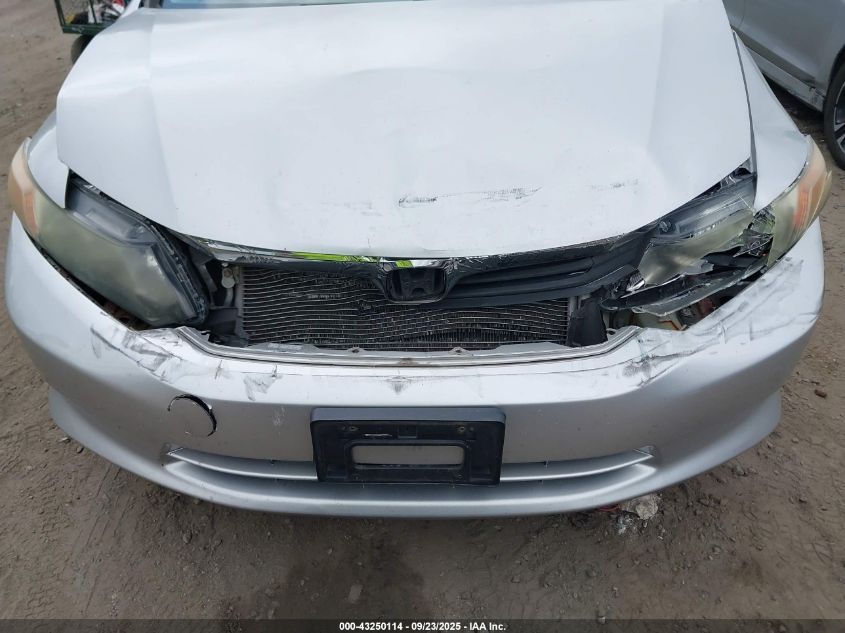 2012 Honda Civic Lx VIN: 2HGFB2F59CH333284 Lot: 43250114