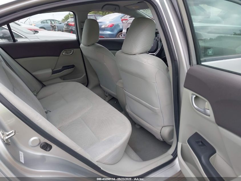 2012 Honda Civic Lx VIN: 2HGFB2F59CH333284 Lot: 43250114