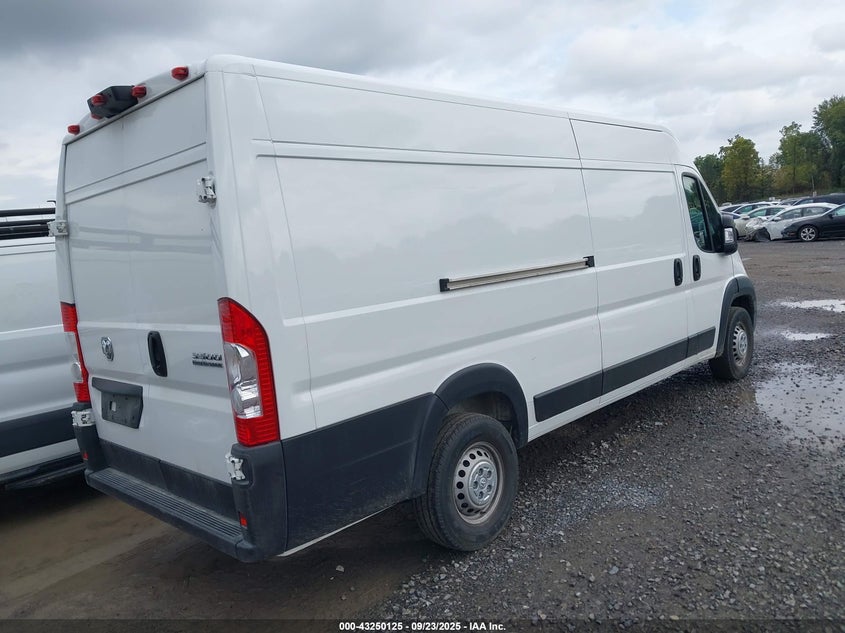 Vin: 3c6mrvjg3se517701, lot: 43744667, ram promaster 3500 cargo van tradesman high roof 159 wb ext 20254