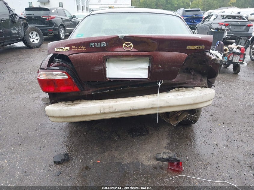 2002 Mazda 626 Lx VIN: 1YVGF22C025307135 Lot: 43250144