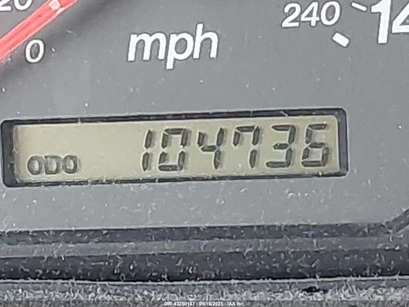 2002 Mazda 626 Lx VIN: 1YVGF22C025301173 Lot: 43250147