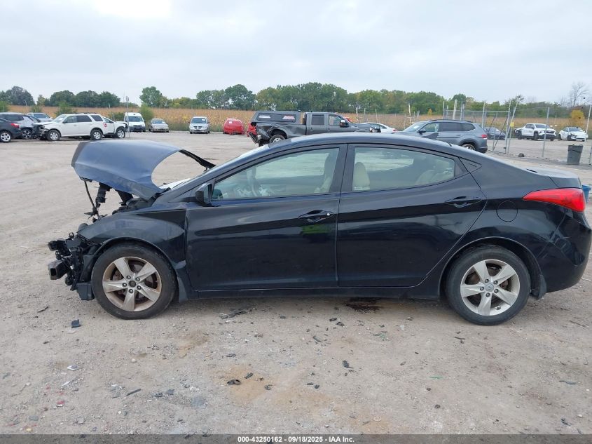 2013 Hyundai Elantra Gls VIN: KMHDH4AE1DU746866 Lot: 43250162