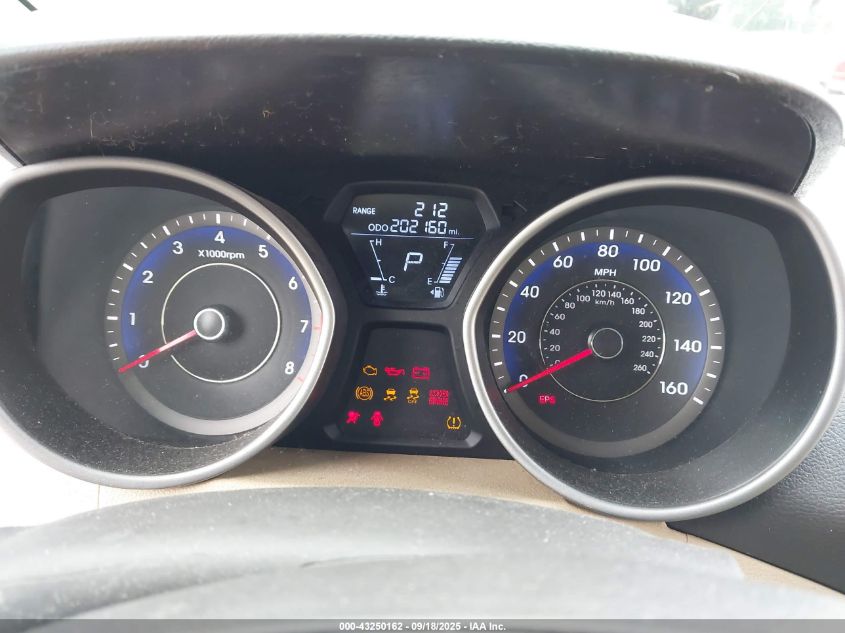 2013 Hyundai Elantra Gls VIN: KMHDH4AE1DU746866 Lot: 43250162