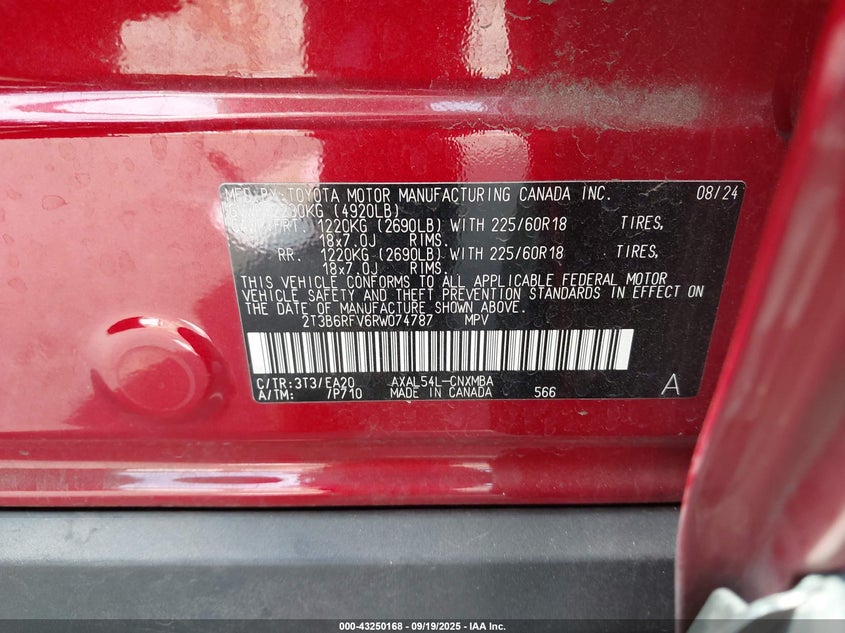 2024 TOYOTA RAV4 HYBRID XLE PREMIUM - 2T3B6RFV6RW074787