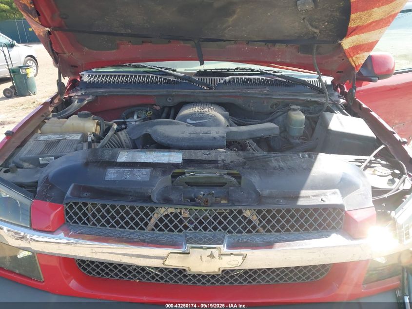 2002 Chevrolet Avalanche 1500 VIN: 3GNEK13T32G177241 Lot: 43250174