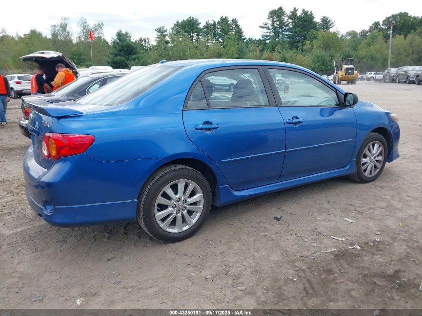 2010 Toyota Corolla S VIN: 2T1BU4EE1AC375654 Lot: 43250191