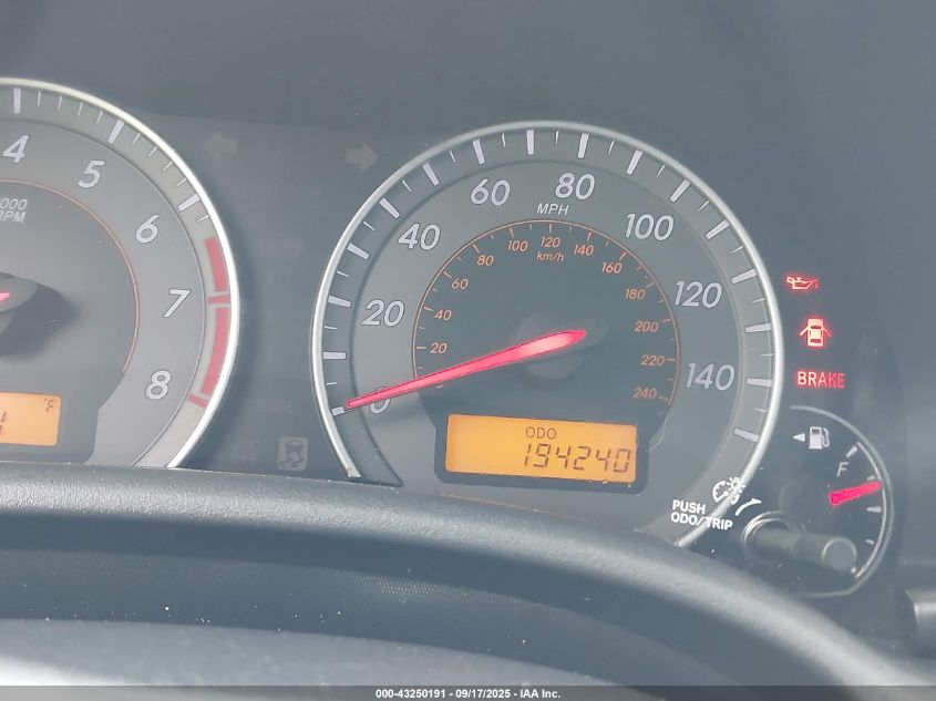 2010 Toyota Corolla S VIN: 2T1BU4EE1AC375654 Lot: 43250191