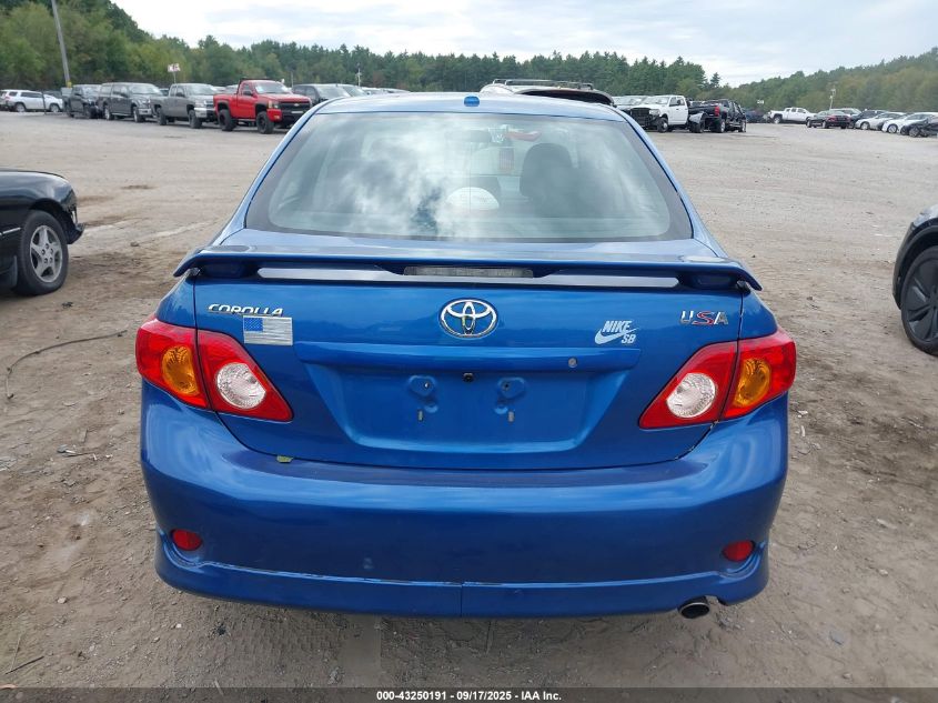 2010 Toyota Corolla S VIN: 2T1BU4EE1AC375654 Lot: 43250191