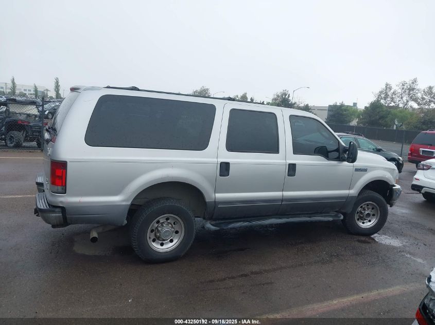 2004 Ford Excursion Xls/Xlt VIN: 1FMNU41L04EB33873 Lot: 43250192