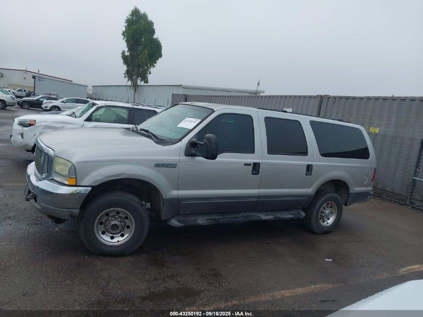 2004 Ford Excursion Xls/Xlt VIN: 1FMNU41L04EB33873 Lot: 43250192