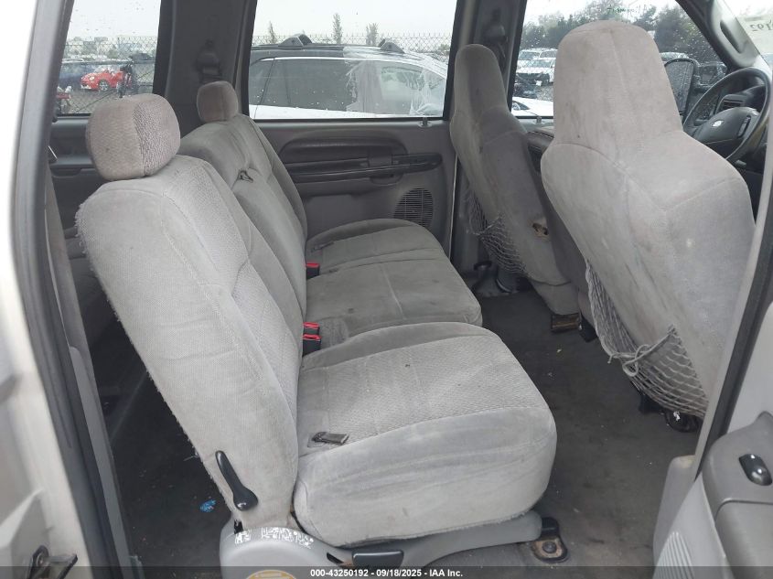 2004 Ford Excursion Xls/Xlt VIN: 1FMNU41L04EB33873 Lot: 43250192