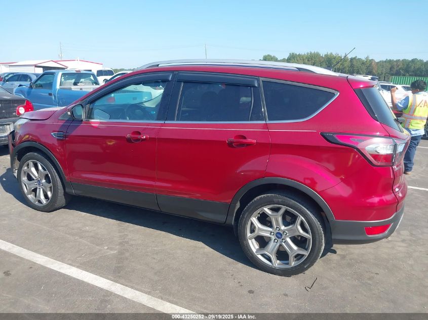 2017 Ford Escape Titanium VIN: 1FMCU0JD6HUA09224 Lot: 43250252