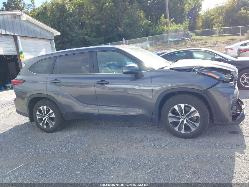 2023 Toyota Highlander Hybrid Xle VIN: 5TDKBRCH9PS124056 Lot: 43250270