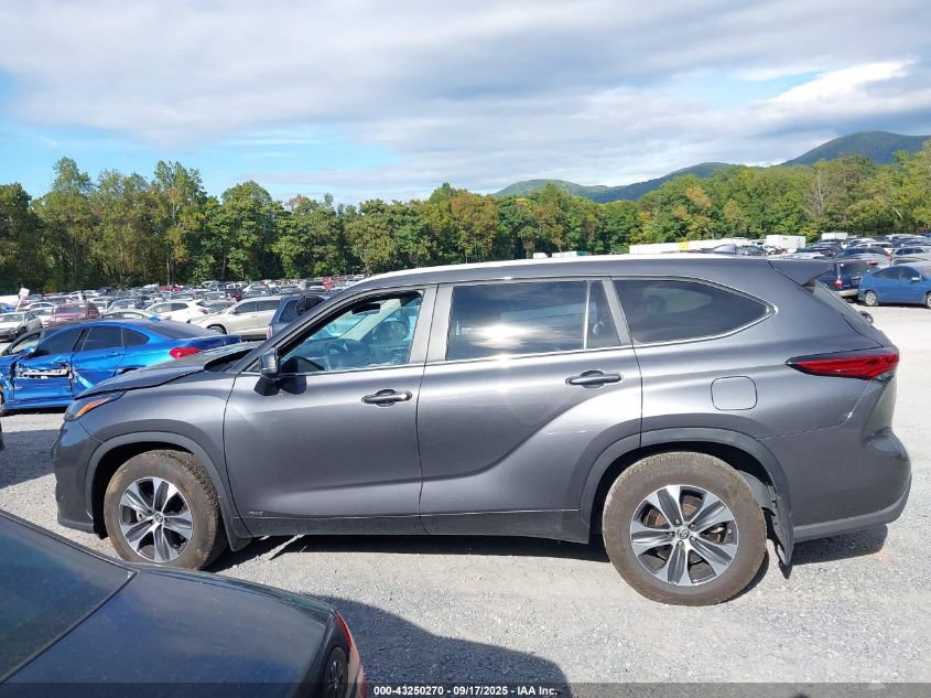 2023 Toyota Highlander Hybrid Xle VIN: 5TDKBRCH9PS124056 Lot: 43250270