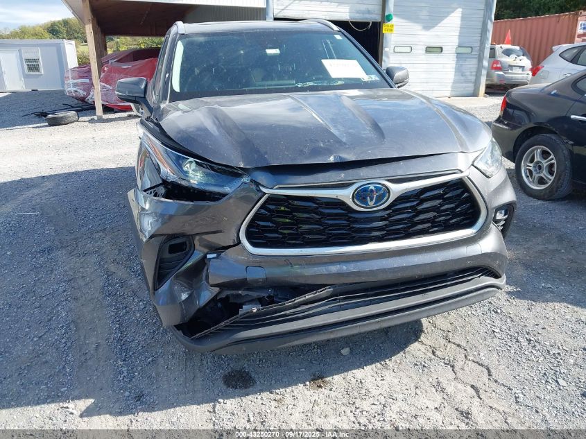 2023 Toyota Highlander Hybrid Xle VIN: 5TDKBRCH9PS124056 Lot: 43250270