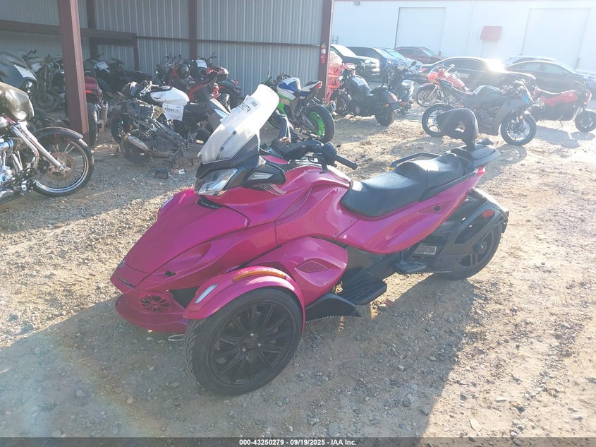 2013 Can-Am Spyder Roadster St/Sts/St Limited purple null null 2BXNCBC11DV002694 photo #3