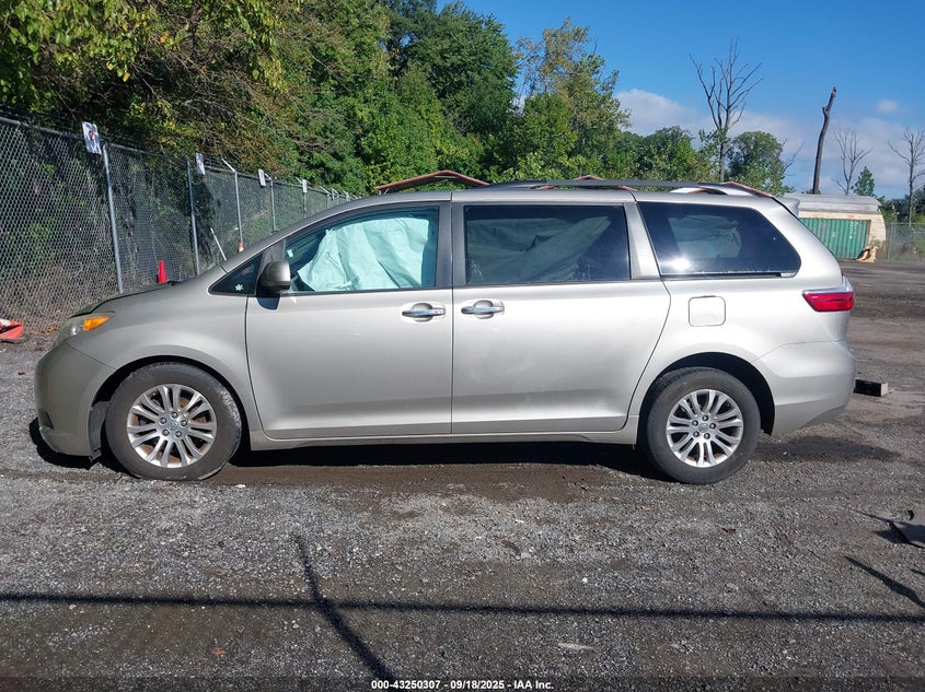 2015 TOYOTA SIENNA XLE 8 PASSENGER - 5TDYK3DC9FS579966