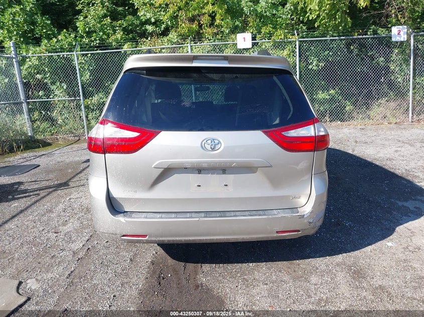 2015 TOYOTA SIENNA XLE 8 PASSENGER - 5TDYK3DC9FS579966