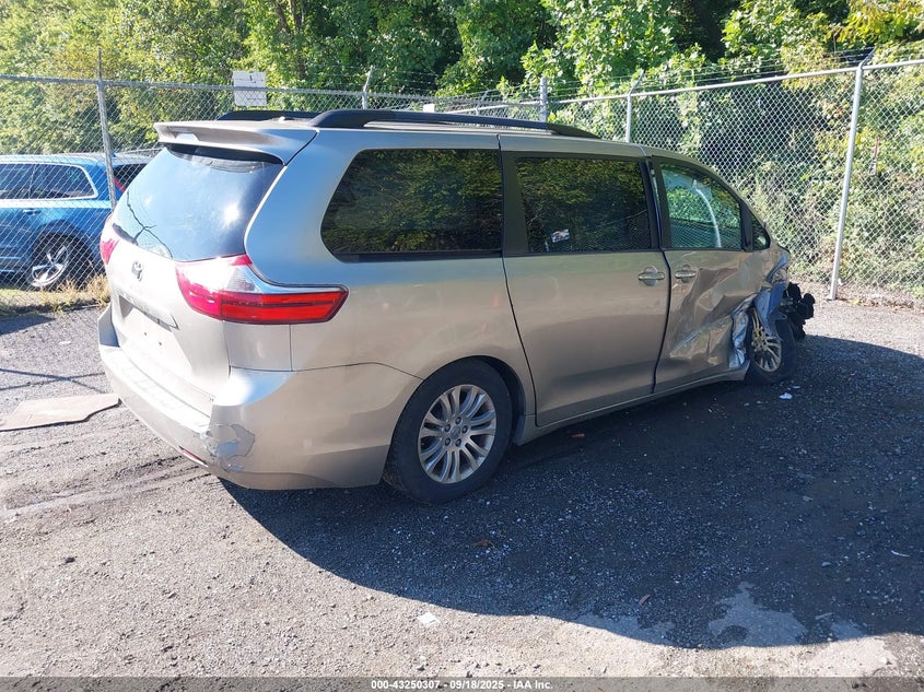2015 TOYOTA SIENNA XLE 8 PASSENGER - 5TDYK3DC9FS579966