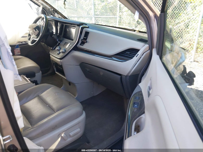 2015 TOYOTA SIENNA XLE 8 PASSENGER - 5TDYK3DC9FS579966