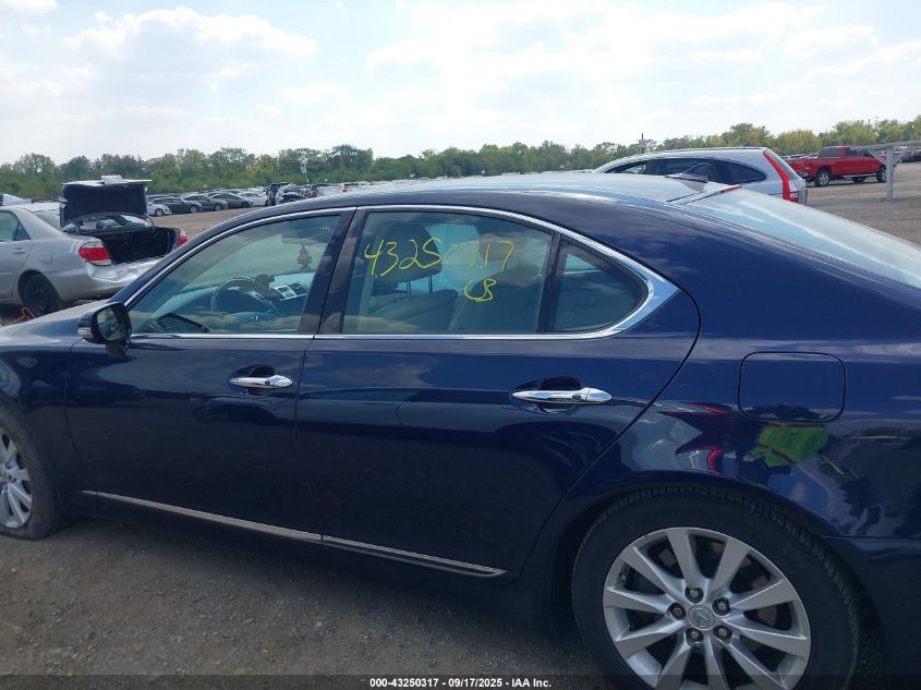 2010 Lexus Ls 460 VIN: JTHCL5EF6A5006581 Lot: 43250317