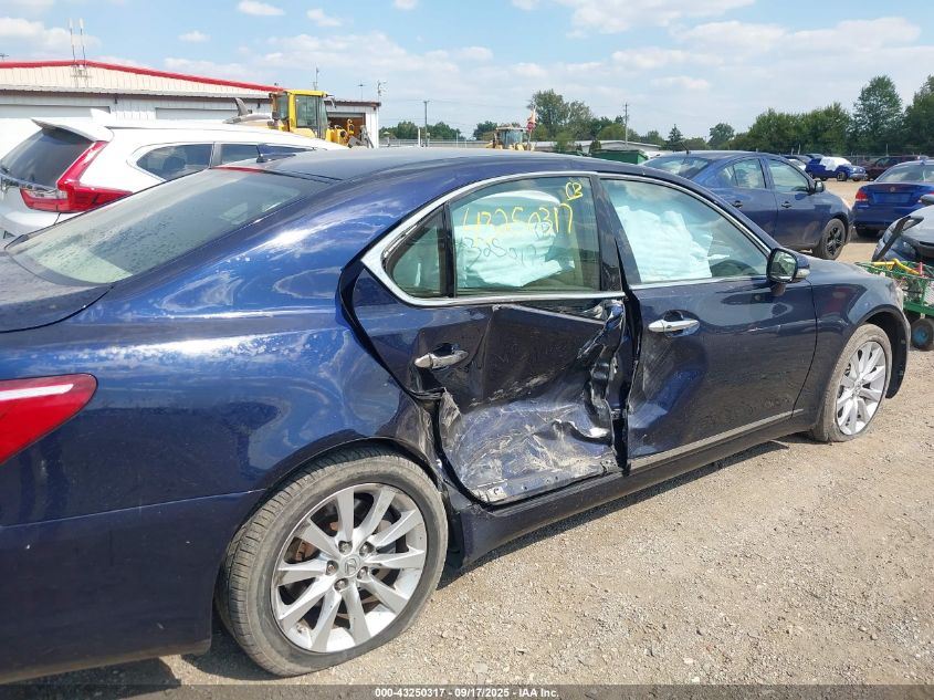 2010 Lexus Ls 460 VIN: JTHCL5EF6A5006581 Lot: 43250317