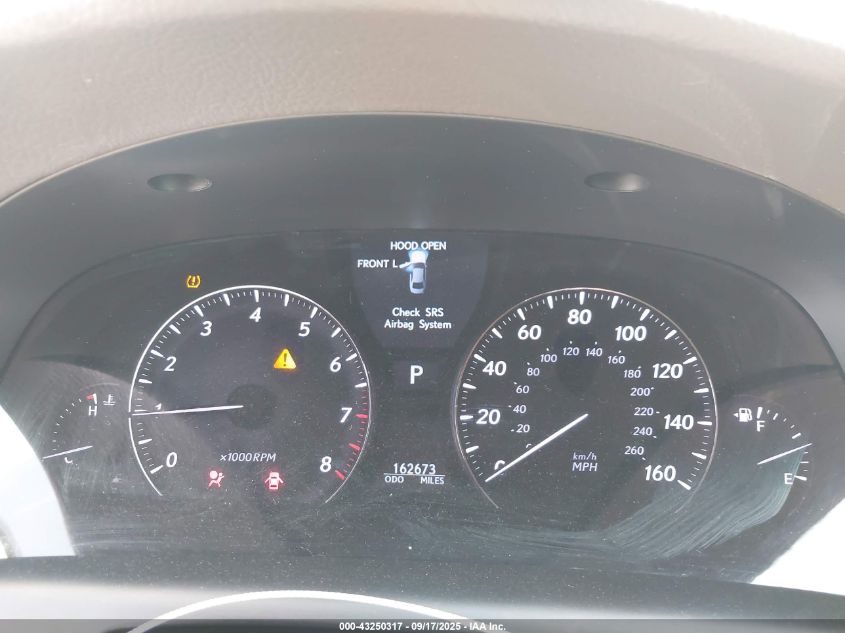 2010 Lexus Ls 460 VIN: JTHCL5EF6A5006581 Lot: 43250317