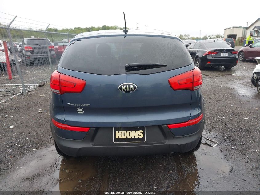 2016 Kia Sportage Lx VIN: KNDPBCAC0G7822317 Lot: 43250403
