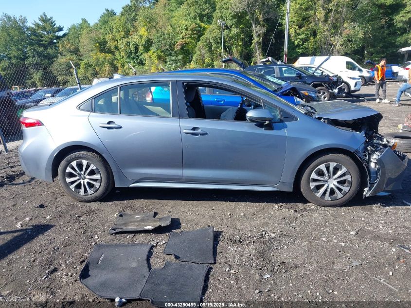 2022 Toyota Corolla Hybrid Le VIN: JTDEAMDE7N3013284 Lot: 43250459