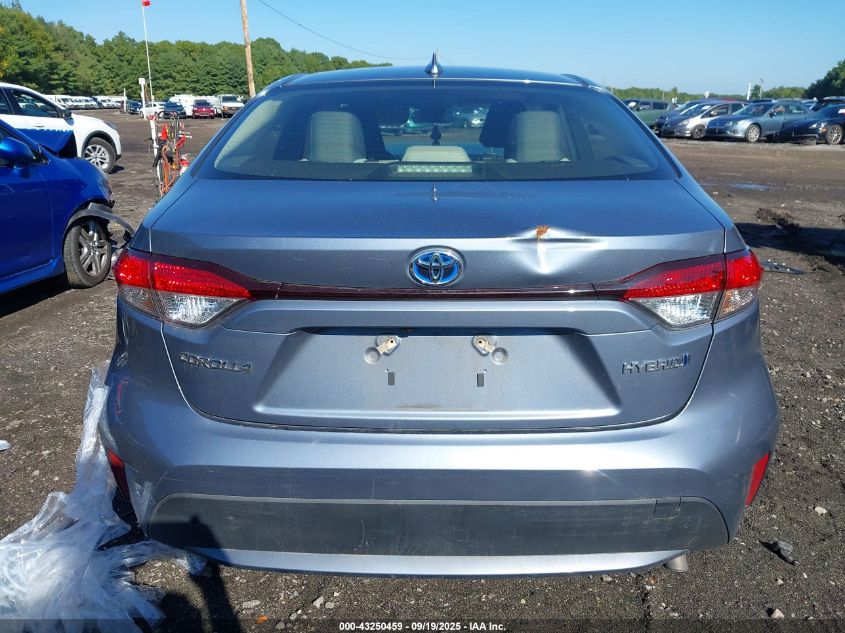 2022 Toyota Corolla Hybrid Le VIN: JTDEAMDE7N3013284 Lot: 43250459