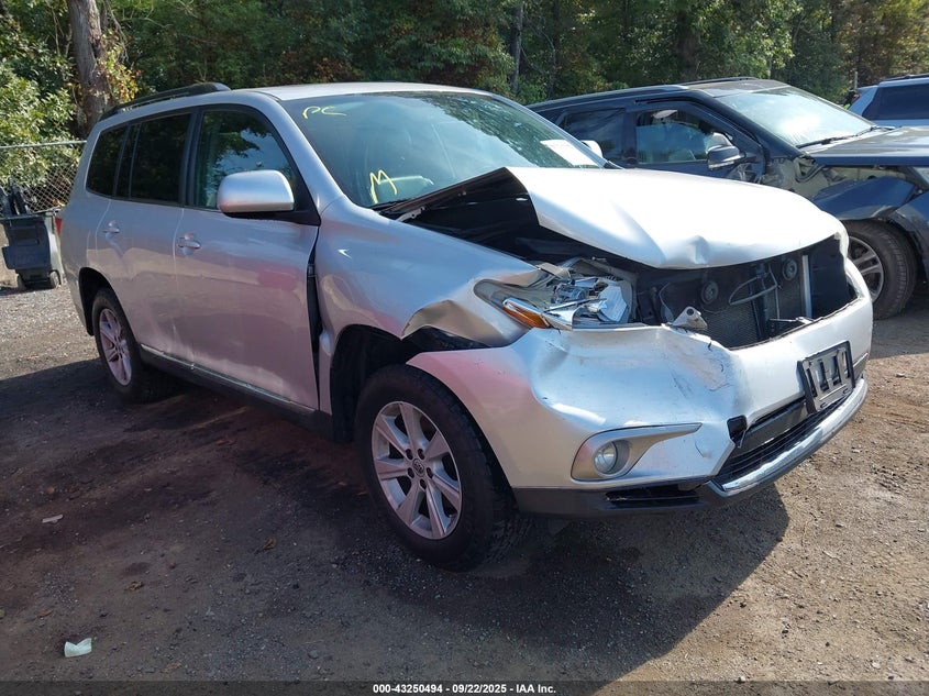 5TDBK3EH9DS240508 2013 Toyota Highlander Se V6 auction photo 1