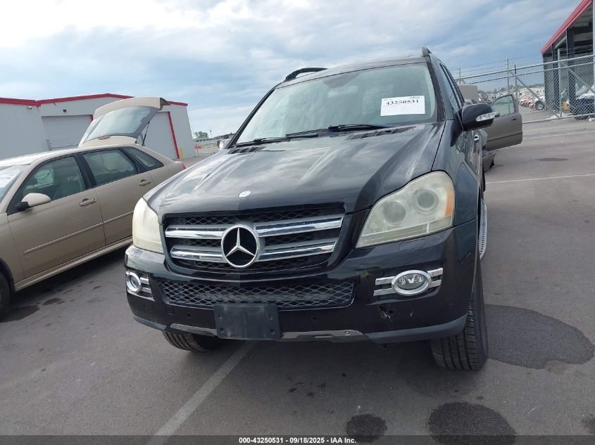 2007 Mercedes-Benz Gl 450 4Matic VIN: 4JGBF71E37A140599 Lot: 43250531