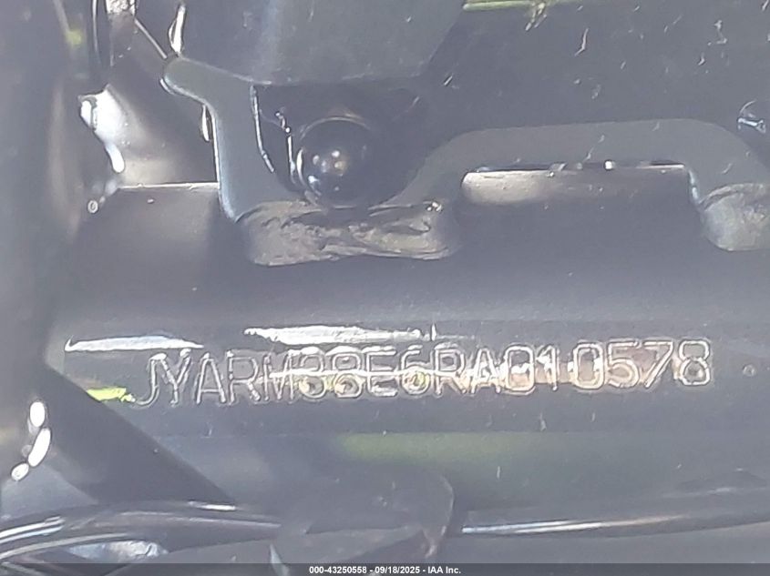 2024 Yamaha Yzfr7 VIN: JYARM38E6RA010578 Lot: 43250558