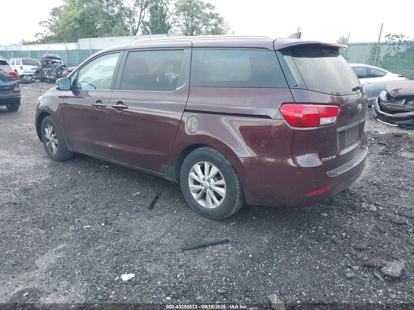 2017 KIA SEDONA LX KNDMB5C19H6282158