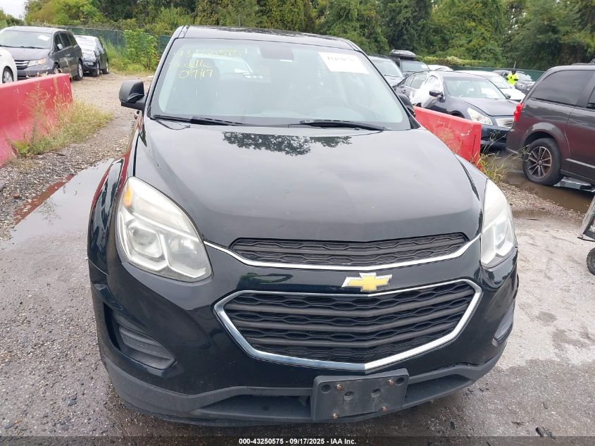 2016 Chevrolet Equinox Ls VIN: 2GNALBEK4G1132654 Lot: 43250575