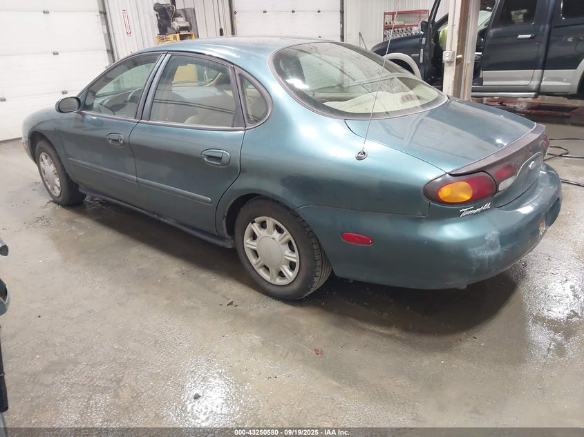 1997 Ford Taurus Gl green sedan gasoline 1FALP52U0VA110172 photo #4