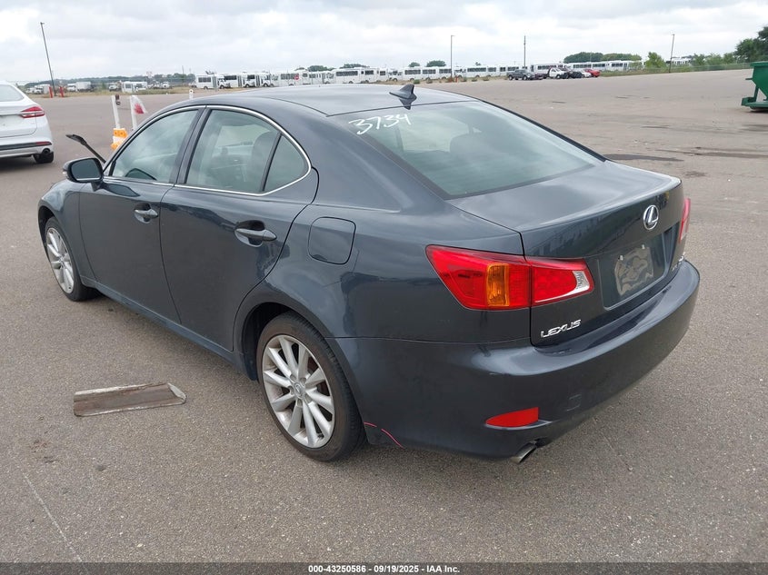 2009 Lexus Is 250 grey sedan gasoline JTHCK262595033649 photo #4