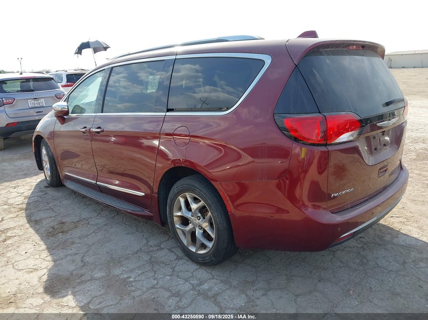 Vin: 2c4rc1gg9hr745645, lot: 43745132, chrysler pacifica limited 20173