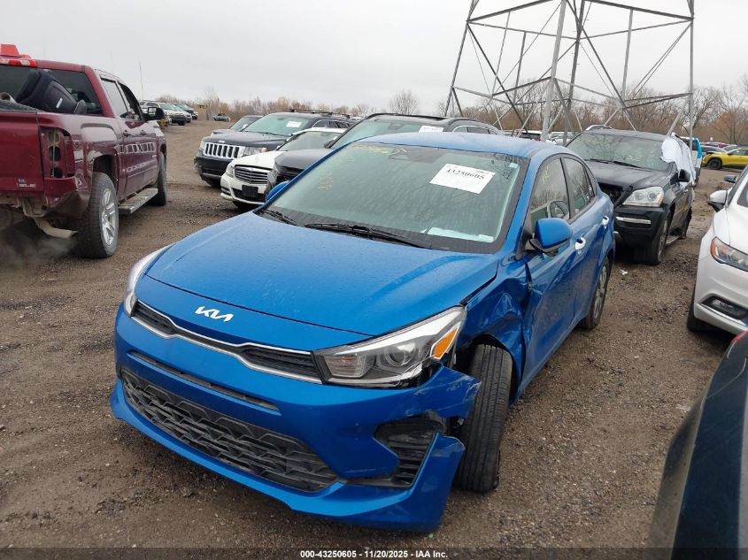 2023 Kia Rio S VIN: 3KPA24AD6PE557598 Lot: 43250605