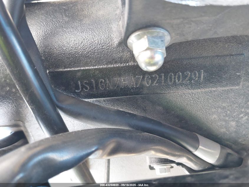 2016 Suzuki Gsx-R600 VIN: JS1GN7FA7G2100291 Lot: 43250659