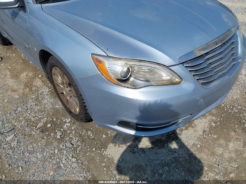 2012 Chrysler 200 Lx VIN: 1C3CCBAB2CN191349 Lot: 43250663