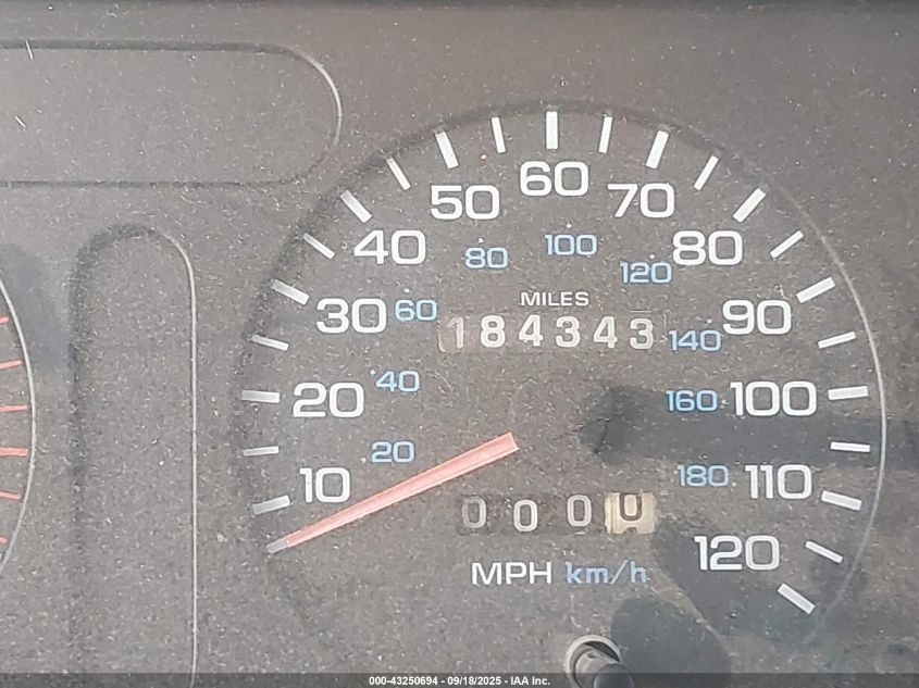 1997 Dodge Ram 2500 St VIN: 3B7KF23D2VG838289 Lot: 43250694