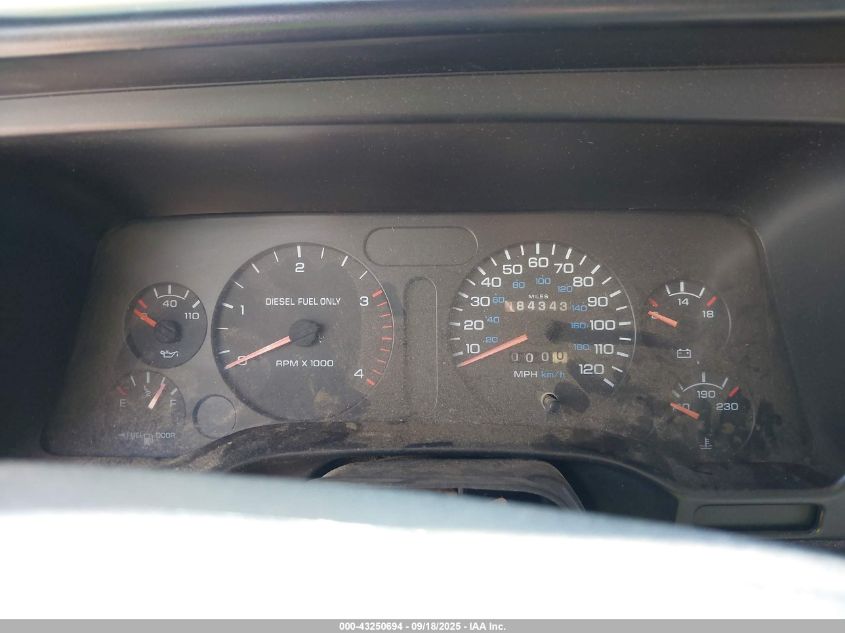 1997 Dodge Ram 2500 St VIN: 3B7KF23D2VG838289 Lot: 43250694