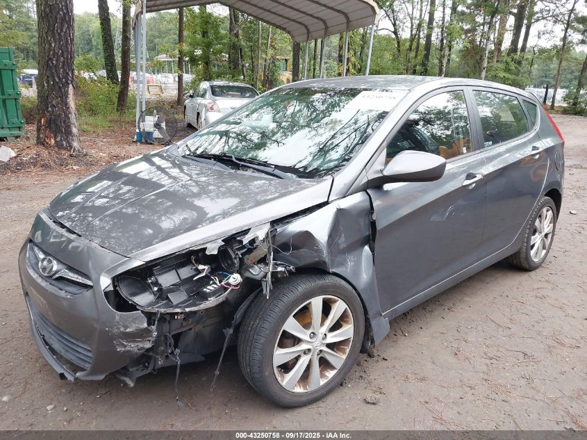 2012 Hyundai Accent Se VIN: KMHCU5AEXCU053046 Lot: 43250758