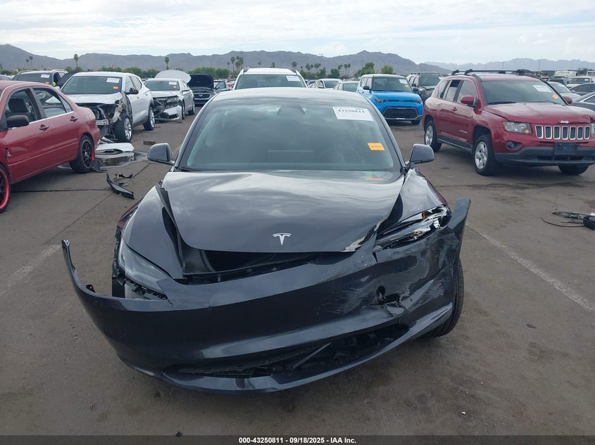 2025 Tesla Model 3 Long Range Rear-Wheel Drive VIN: 5YJ3E1EA1SF916213 Lot: 43250811