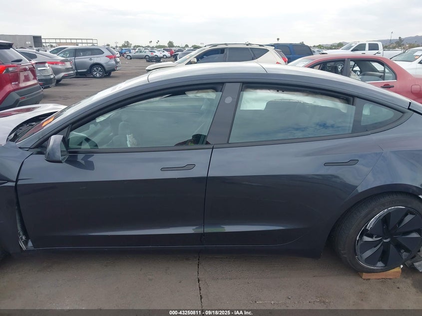 2025 Tesla Model 3 Long Range Rear-Wheel Drive VIN: 5YJ3E1EA1SF916213 Lot: 43250811