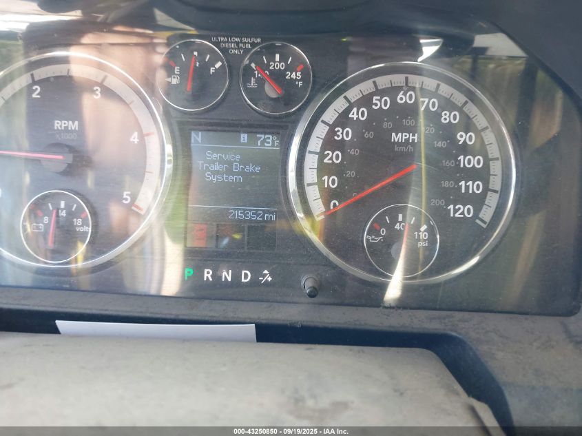 2010 Dodge Ram 2500 Slt VIN: 3D7UT2CL4AG147242 Lot: 43250850