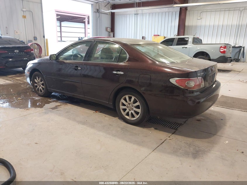 2003 LEXUS ES SEDAN 3.0L V-6 DOHC, VVT, 210HP