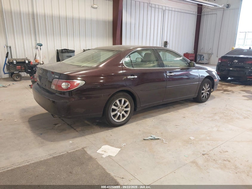 2003 LEXUS ES SEDAN 3.0L V-6 DOHC, VVT, 210HP