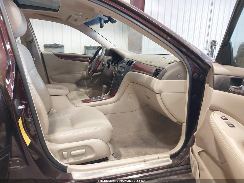 2003 LEXUS ES SEDAN 3.0L V-6 DOHC, VVT, 210HP